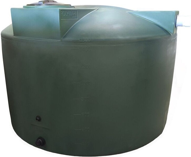 1500 Gallon Rainwater Collection Tank