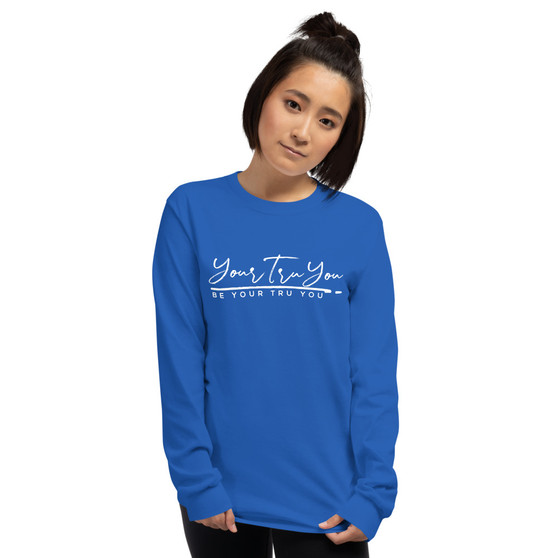 White Signature Long Sleeve Shirt