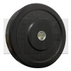 MA1 25kg Black Rubber Bumper Plate (Pair)