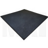 Plain Black Rubber Flooring Angle