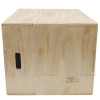 3 in 1 Wooden Plyometric Box - 20 Inch Side