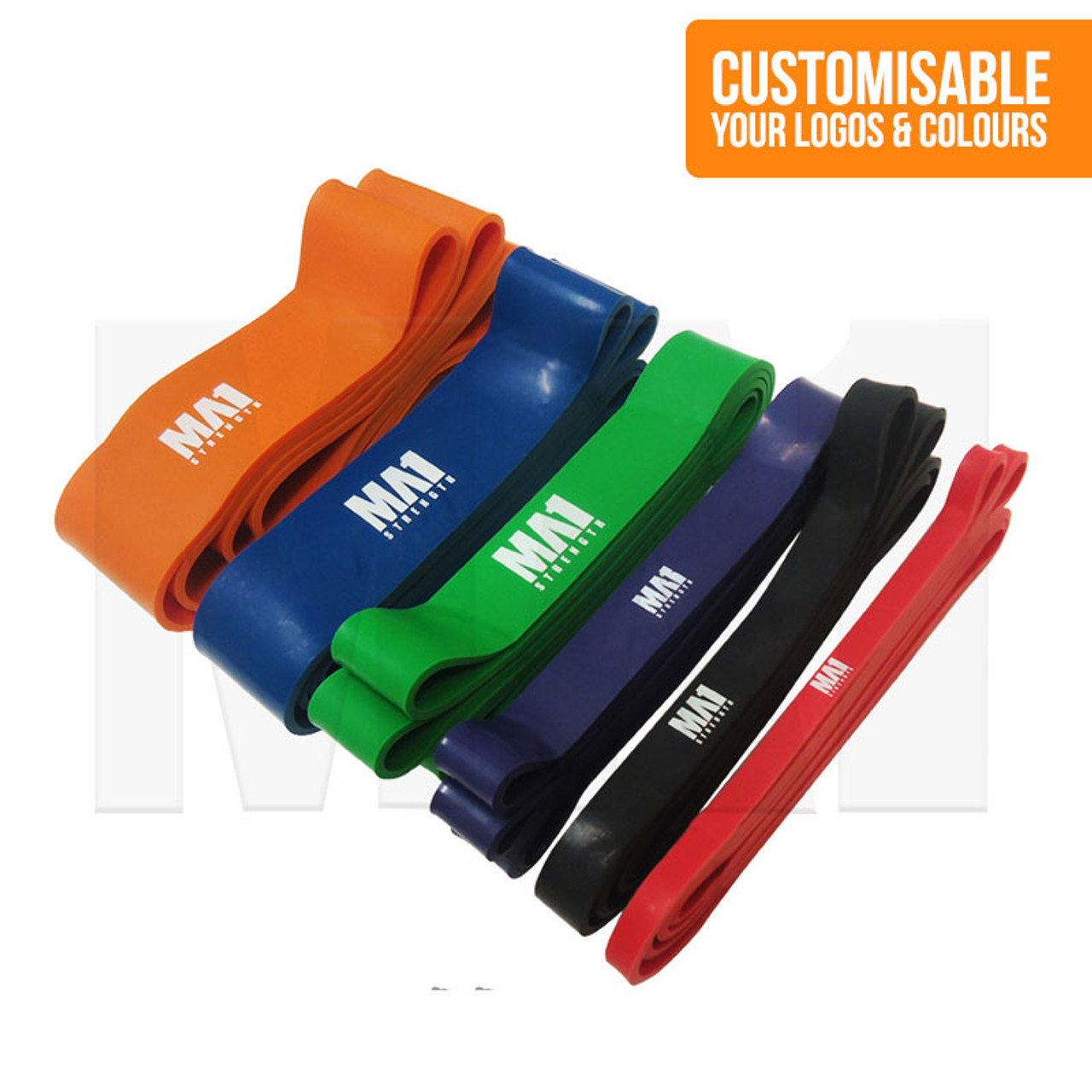 Custom Resistance Power Bands MA1 Ships Australia Wide