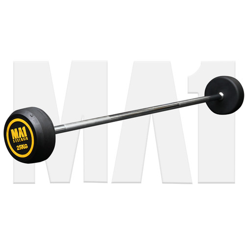 MA1 Fixed Rubber Barbell 25kg (MA-FRBB-25)