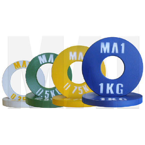 MA1 Olympic Pro Steel Plate 0.25, 0.5, 0.75 & 1kg X 2