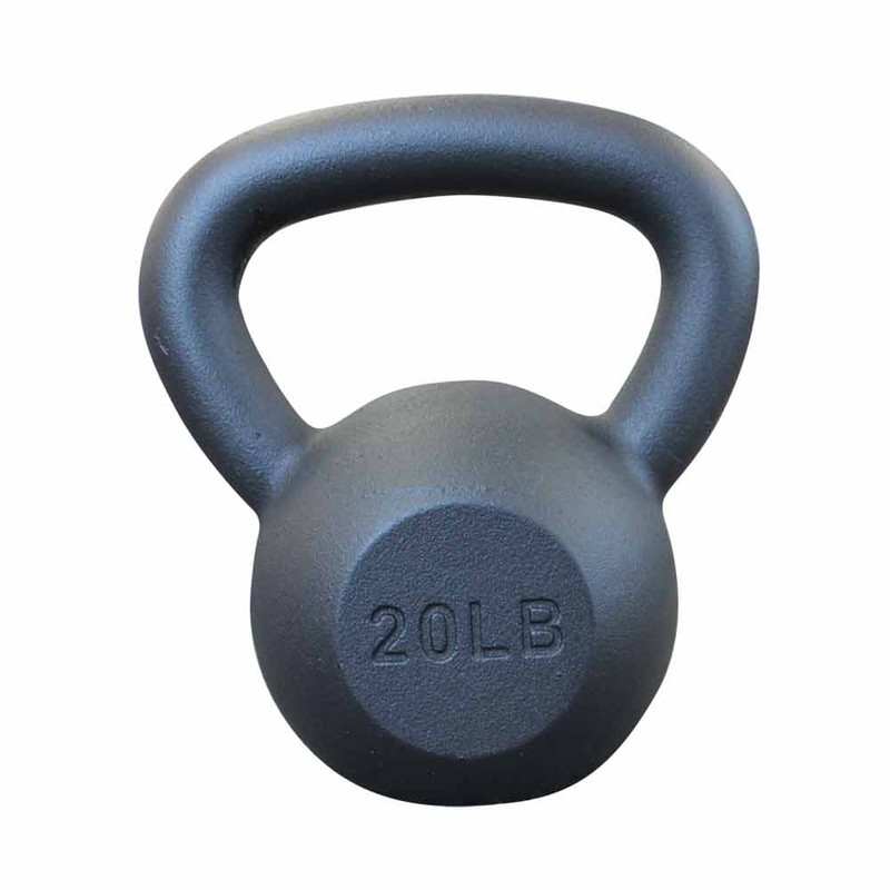 MA1 Black Cast Iron Grade 9kg Kettlebell (20lb) 