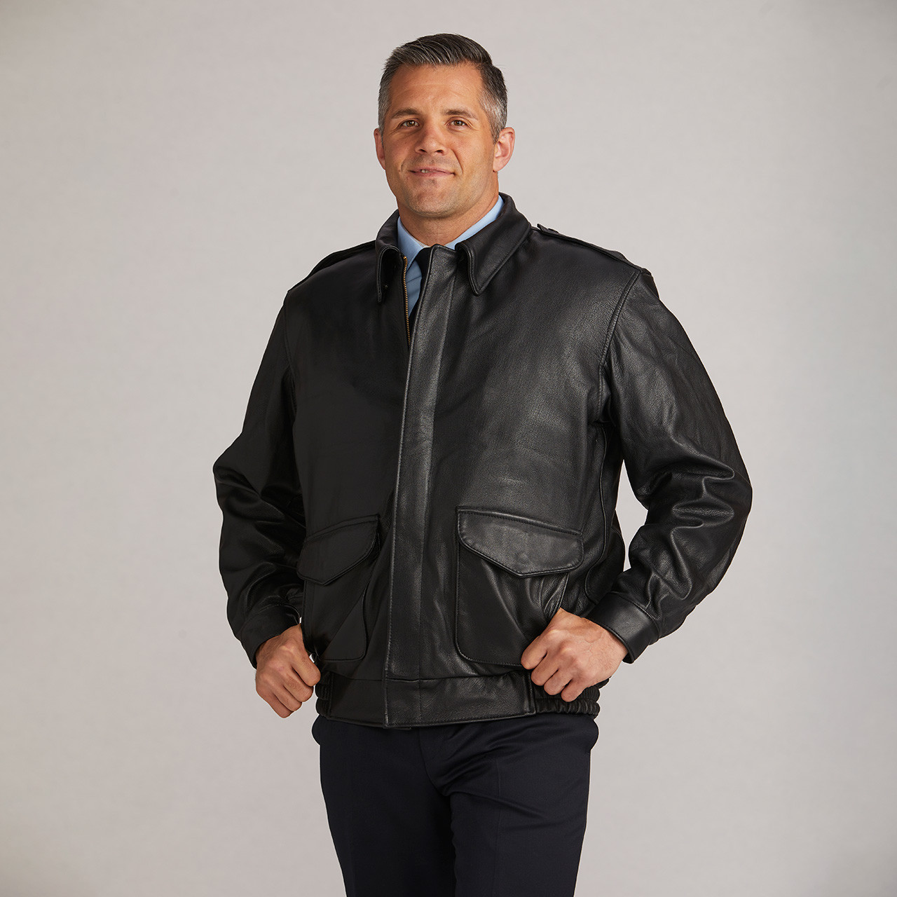 airline leather jacket