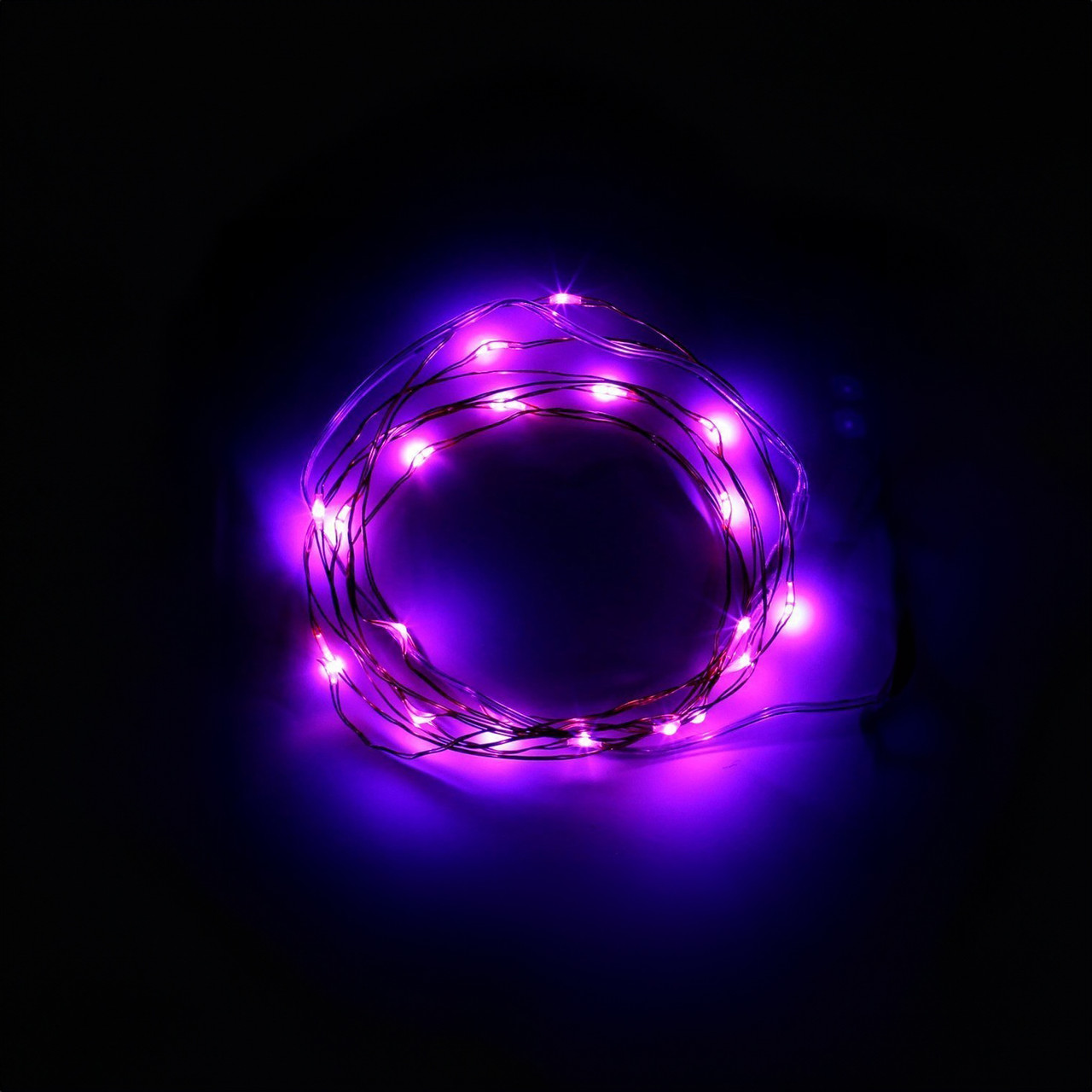 LED6090 - 7ft LED 20 Rice Light Strand - Purple (1 pc)