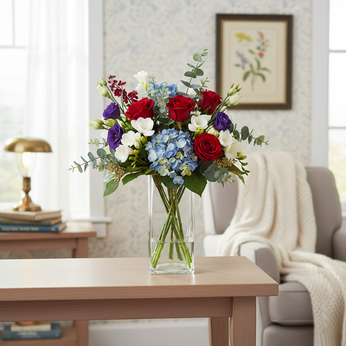 VBV0308 - Square Glass Block Vase - 3