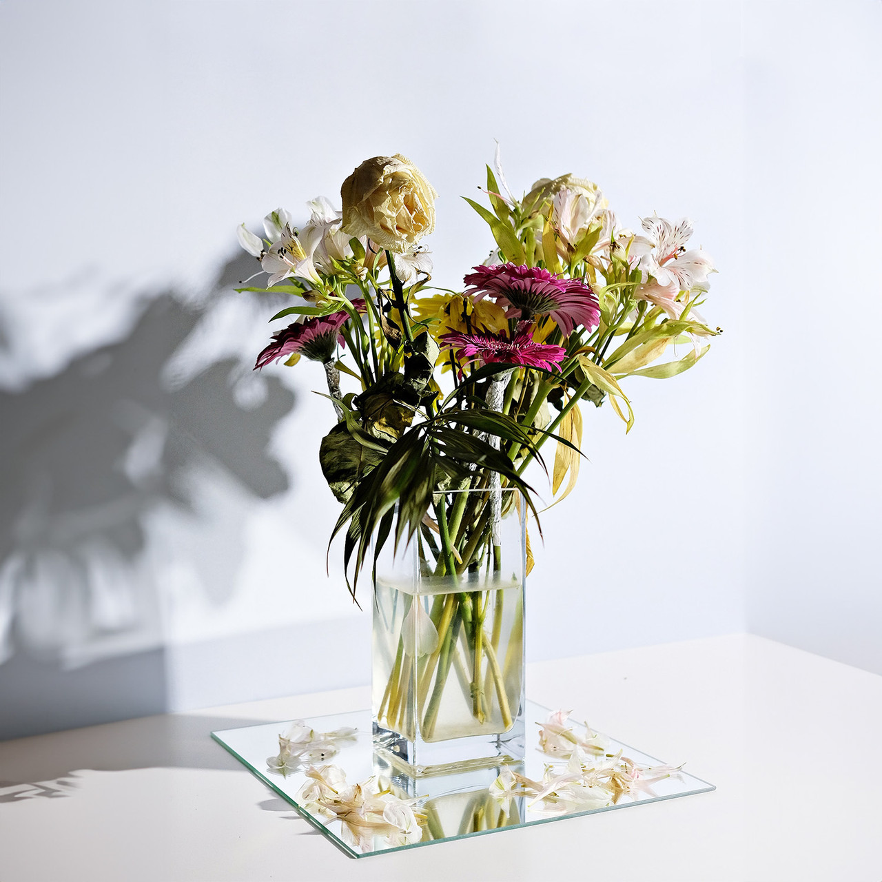 VBV3409 - Rectangular Glass Block Vase - 3