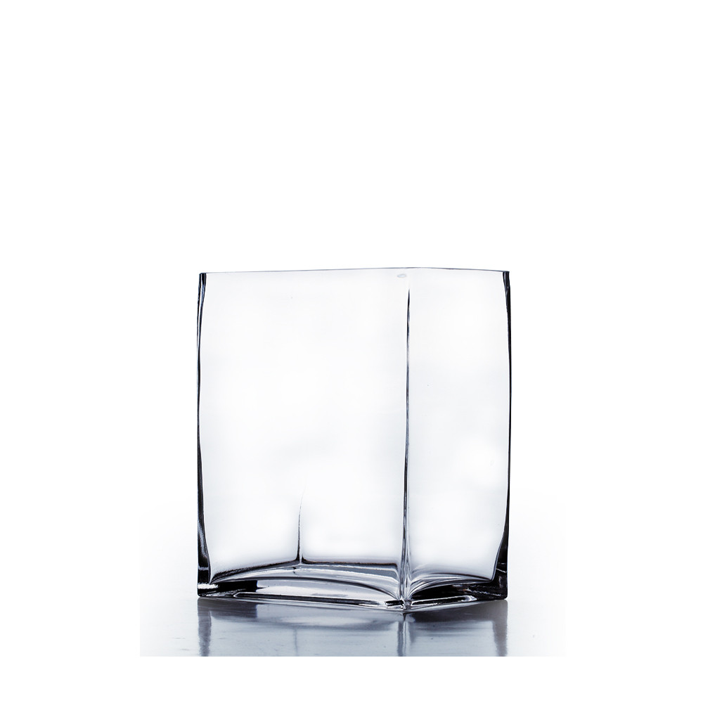 VBV6408 - Rectangular Glass Block Vase - 6