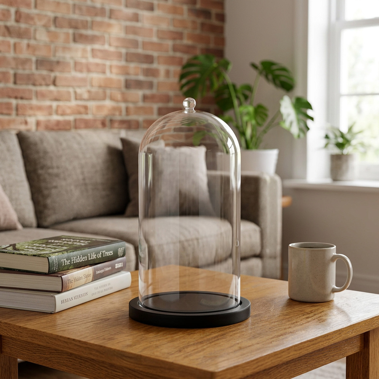 VDM0612BB - Extra Large Glass Cloche with Base