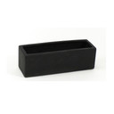 CBR1244BK - Black Long Rectangle - 12"x4"x4"