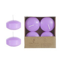 CGA063-LV 2" Floating Disc Candles - Lavender (4 pcs/box)