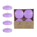 CGA064-LV 3" Floating Disc Candles - Lavender (4 pcs/box)