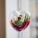 HCH1205 - Small Heart Terrarium - 5" H (48 pcs/case)