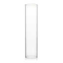 HST0418 - Clear Hurricane Candle Shade Chimney Tube (NO Bottom) -  4" x 18" (12 pcs/case)