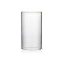 HST5510 - Clear Hurricane Candle Shade Chimney Tube (NO Bottom) -  5.5" x 10" (12 pcs/case)