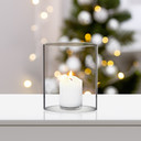 HST5508 - Clear Hurricane Candle Shade Chimney Tube (NO Bottom) -  5.5" x 8" (12 pcs/case)