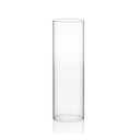 HST2508 - Clear Hurricane Candle Shade Chimney Tube (NO Bottom) -  2.5" x 8"