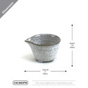 CSC2603FW - Small Ceramic Sake Cup Vase - 2" D x 1.75" H