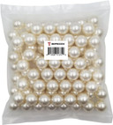 BEPR33IV - Large Ivory Undrilled Plastic Faux Pearls - 3/4", 18mm