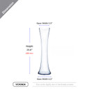 VCK0624 - Medium Slender Gathering Vase - 6" x 24"