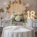 VCP0909 - Bowl Glass Vase on Stand - 9"x9"