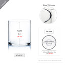 VCY0707 - Cylinder Glass Vase - 7"x7" (6 pcs/case)