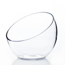 VHC0706 - Slant Bowl Glass Vase - 6"