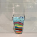 VTB0508 - Taper Down Block Vase - 8"