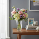 VTC0512 - Taper Down Cylinder Glass Vase - 5x12"