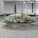 VUF2006 Clear UFO Bowl Vase - 20"D x 6"H (2PCS)