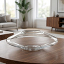 VUF2006 Clear UFO Bowl Vase - 20"D x 6"H (2PCS)