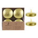 CGA064-GD - 3" Floating Disc Candles - Gold (4 pcs/box)