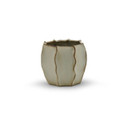 CUB1705BG - Beige Unique Pot -  6.3" W x 5.3" H