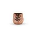 CUB5306RG Unique Textured Rose Gold Pot - 6" W x 5.7" H (12 pcs)