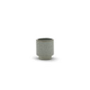 CUC1303CR Small Unique Cream Cylinder Ceramic with Base - 3.15" H (32 pcs)