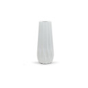 CUD0114WT Unique Modern White Vase - 14" H (8 pcs)