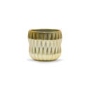 CUD8906GD Large Unique Gold Ceramic Pot - 6.5" W x 6" H (12 pcs)