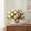 VBW0008RGS - Speckled Rose Gold Bubble Bowl Vase - 8"