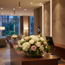 VBW1506 Clear Flat Oval Garden Bowl Vase -  12" W x 6" H (4 pcs)