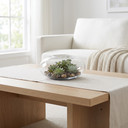 VBW1506 Clear Flat Oval Garden Bowl Vase -  12" W x 6" H (4 pcs)