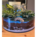 VCY1504 - Large Wide Pan Cylinder Glass Vase - 15" x 4"