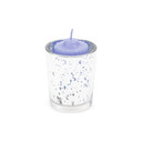 VOT0025SS - Silver Speckled Mercury Cylinder Votive Candle Holder - 2.75"