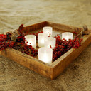 LED17 - Warm White Flickering Flameless LED Candle in Plastic Frosted Holder - 2.25" (6 pcs/pack)
