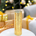 HST0310GS - Gold Speckled Glass Hurricane Candle Shade Chimney Tube [No Bottom] - 3" x 10"