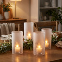 HST0306FR - Frosted Glass Hurricane Candle Shade Chimney Tube [No Bottom] - 3" x 6"
