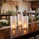 HST0306FR - Frosted Glass Hurricane Candle Shade Chimney Tube [No Bottom] - 3" x 6"