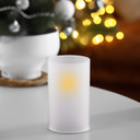 HST0408FR - Frosted Glass Hurricane Candle Shade Chimney Tube [No Bottom] - 4" x 8"