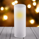 HST0416FR - Frosted Glass Hurricane Candle Shade Chimney Tube [No Bottom] - 4" x 16"